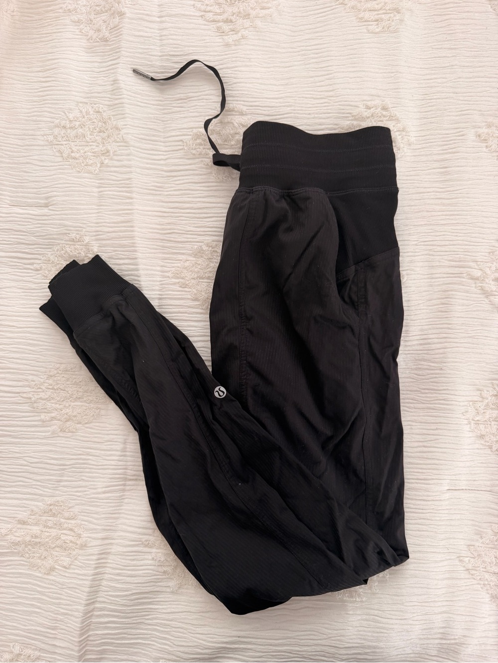 lululemon athletica Black Track Joggers